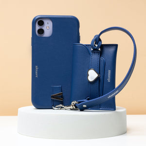 High-end handcrafted leather wrist strap for iPhone cases